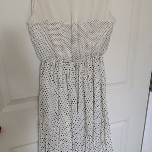 Polka dot cocktail dress
